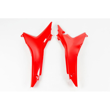 UFO air filter guard / plastic HONDA CRF 250R '14-17, CRF 450R '13-16, color red (DUAL SIDE SET)