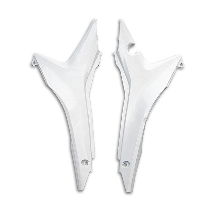 UFO oro filtro apsauga / plastikas HONDA CRF 250R '14-'17, CRF 450R '13-'16 spalva baltas (SET FOR TWO SIDES)