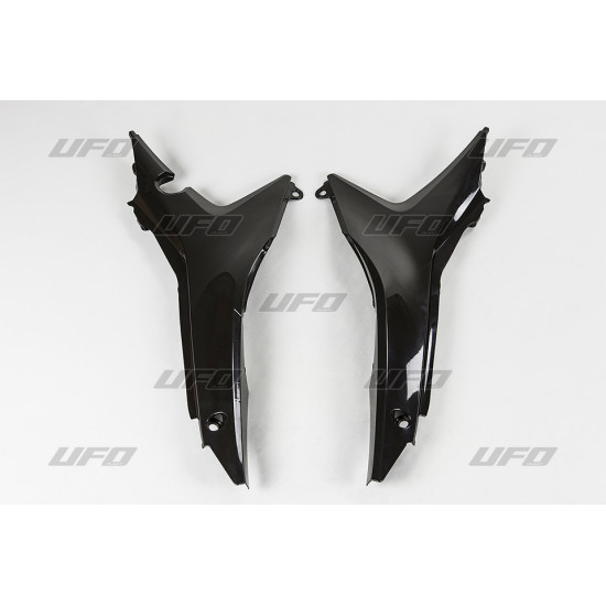 UFO air filter guard / plastic HONDA CRF 250R '14-'17, CRF 450R '13-'16 color black (DUAL SIDE SET)