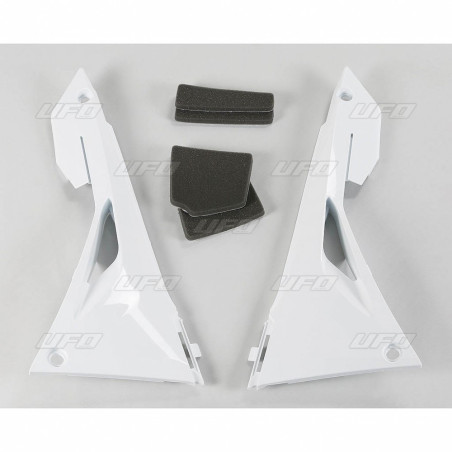 UFO oro filtro apsauga / plastikas HONDA CRF 250R-RX 18-19, CRF 450R-RX 17-19 spalva baltas