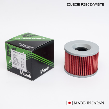 VESRAH oil filter HF401 (WITHOUT O-RINGS) (MADE IN JAPAN)