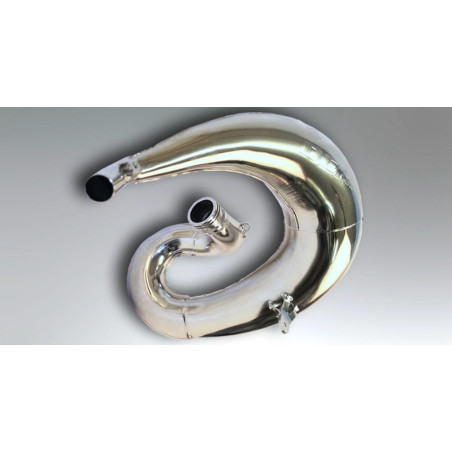 DEP PIPES ARMOURED NICKEL exhaust: BETA 250/300 RR `14-'20 (reinforced 1.2mm)
