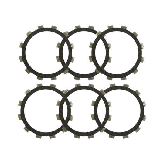 BRONCO clutch discs YAMAHA YFM250 RAPTOR '08-'09, TT250R '93-'99, XG250 TRICKER '03-'06 (EBS2370)