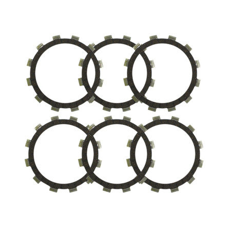 BRONCO clutch discs YAMAHA YFM250 RAPTOR '08-'09, TT250R '93-'99, XG250 TRICKER '03-'06 (EBS2370)