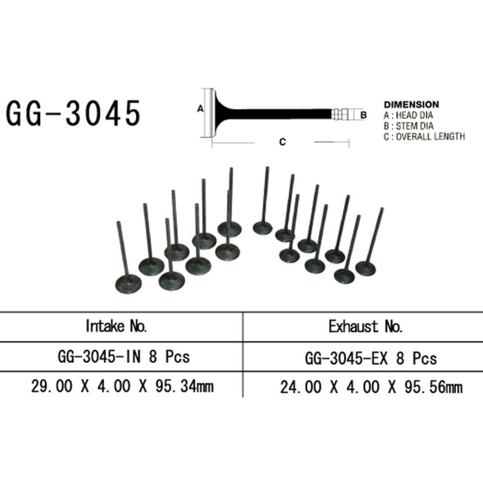 VESRAH exhaust valve SUZUKI GSXR 750 '00-03, GSXR 1000 '01-04' (OEM: 12912-35F00) (1pc.) (MADE IN JAPAN)