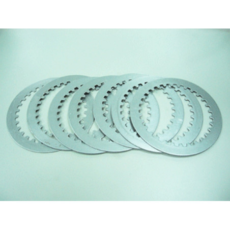 PSYCHIC clutch interplates YAMAHA YZ250 93-16, YFM700 RAPTOR 06-16, YZF450 07-16 (141.9X105.4X1.5X30T)-7X (7 pcs.) (PS038B)