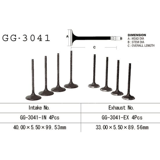 VESRAH exhaust valve SUZUKI TL 1000S '97-00, TL 1000R '98-03, DL 1000 V-STROM '02-19, DL 1050 V-STROM '20, SV 1000 / S '03-0