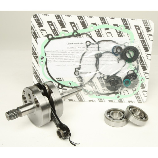 WISECO crankshaft KAWASAKI KX 80/85 '91-'05 (with shaft bearings and oil seals, and engine bottom gaskets) (HR4016