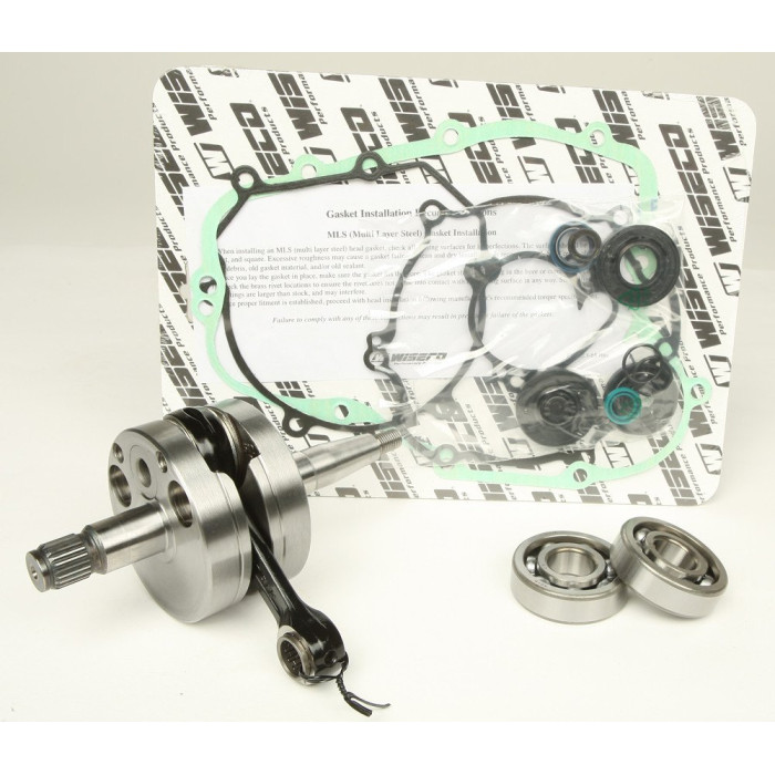 WISECO crankshaft KAWASAKI KX 80/85 '91-'05 (with shaft bearings and oil seals, and engine bottom gaskets) (HR4016