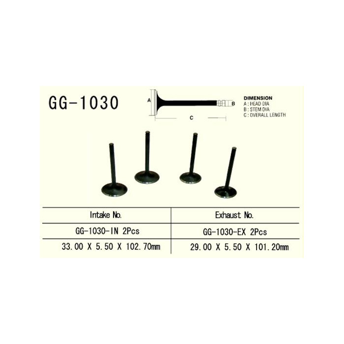 VESRAH exhaust valve HONDA TRX 400 EX '99-'08, XR 400 '96-'06, TRX 500 FGA/FPA '04-'14 (for 2 engines) (OEM: 14721-HN2-000,14