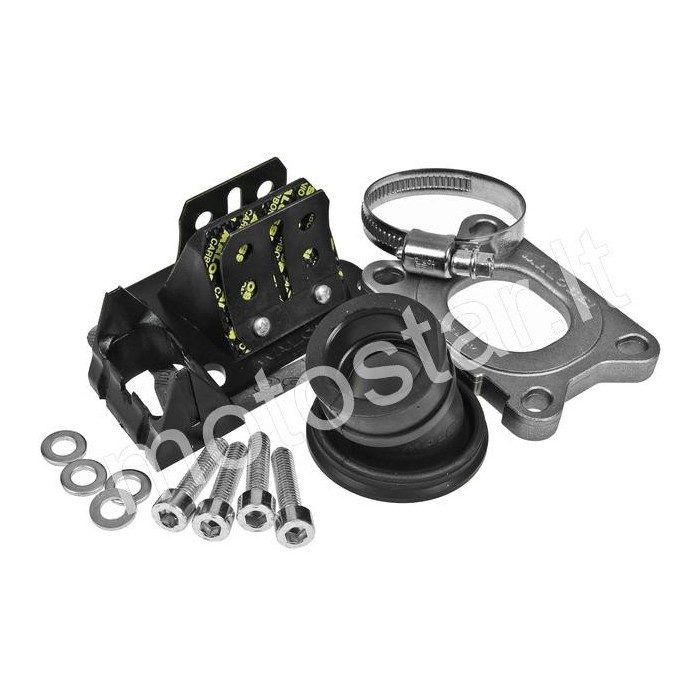 Malossi X360 įsiurbimo rinkinys Minarelli AM6 / Derbi (21 / 24.5 mm)