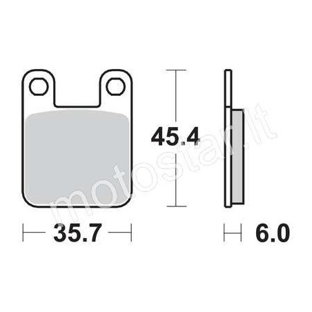 Aprilia, Derbi, Peugeot brake pads