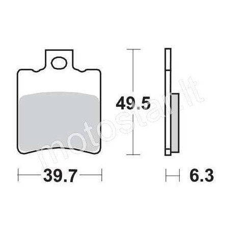 Yamaha, Aprilia, Piaggio, Gilera front brake pads