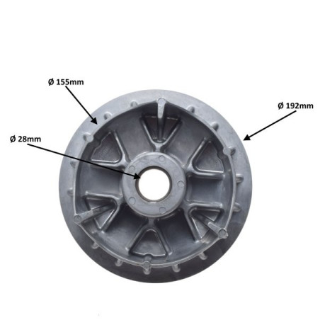 CF Moto 400-600 variator plate (0GR0-051100) (0JYA-051100) MOVING PLATE ASSY, DRIVE PULLEY