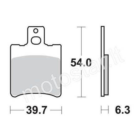 Yamaha, Aprilia, Piaggio, Gilera front brake pads