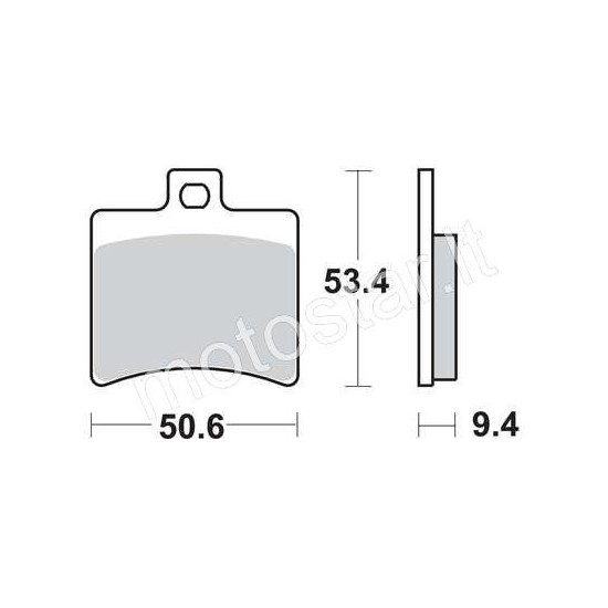 Aprilia SR rear brake pads