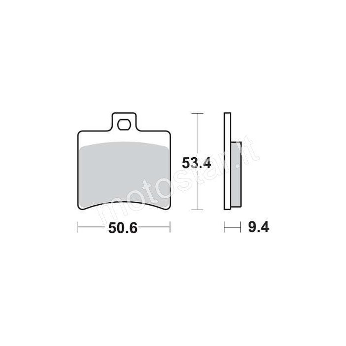 Aprilia SR rear brake pads