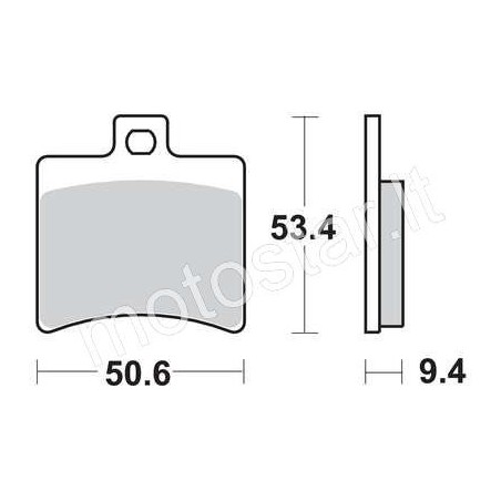 Aprilia SR rear brake pads
