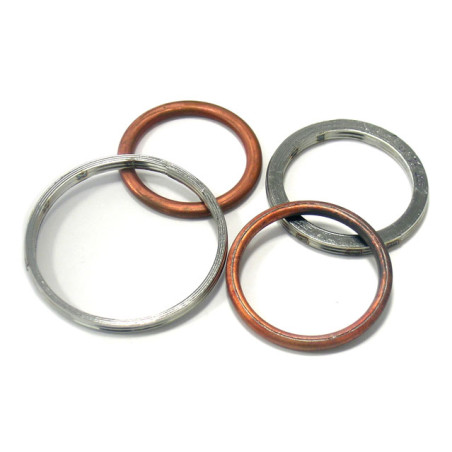 ATHENA išmetimo kolektoriaus tarpinė 45X51X3 HONDA VT1100/1300, VTX1300/1800, KAWASAKI VN750, KLX650, VN1500/1600/1700