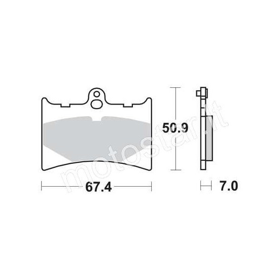 TRW MCB572 brake pads
