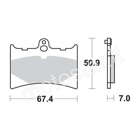 TRW MCB572 brake pads
