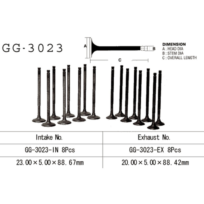 VESRAH exhaust valve SUZUKI GSF 600 '95-05' GSX 600F '88-00' (OEM: 12912-19C00) (1pc.) (MADE IN JAPAN)