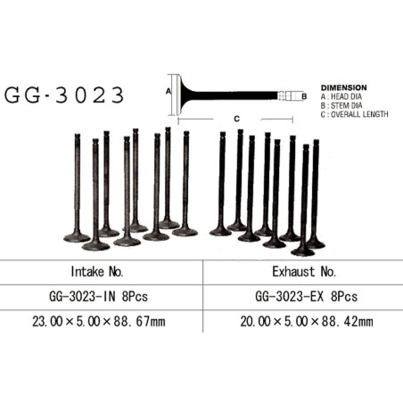 VESRAH exhaust valve SUZUKI GSF 600 '95-05' GSX 600F '88-00' (OEM: 12912-19C00) (1pc.) (MADE IN JAPAN)