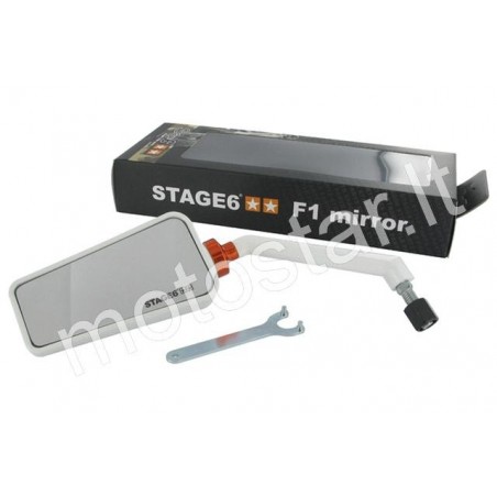 Stage6 F1 baltas veidrodėlis M8