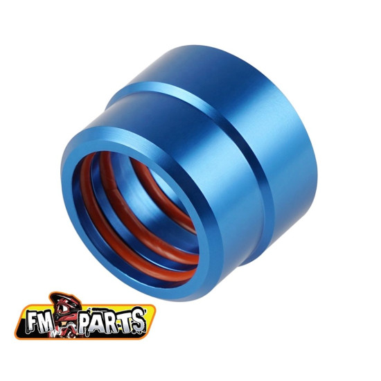 FM-PARTS muffler connector KTM/HUSQVARNA '17-'22 color blue