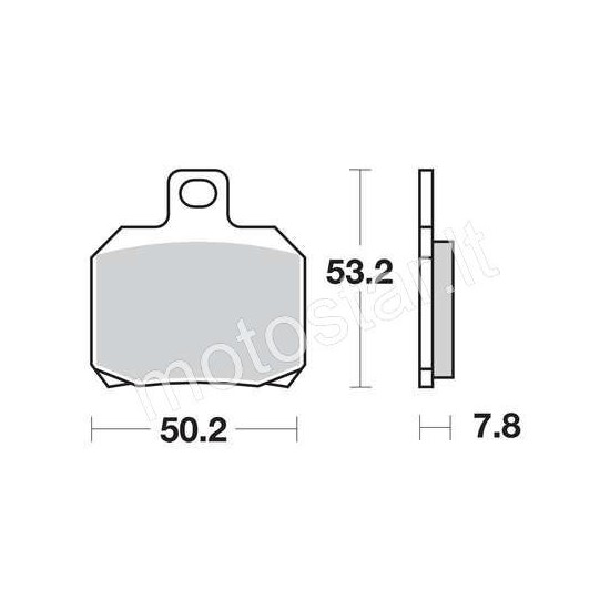 Derbi Senda DRD, GPR / Rieju MRT brake pads