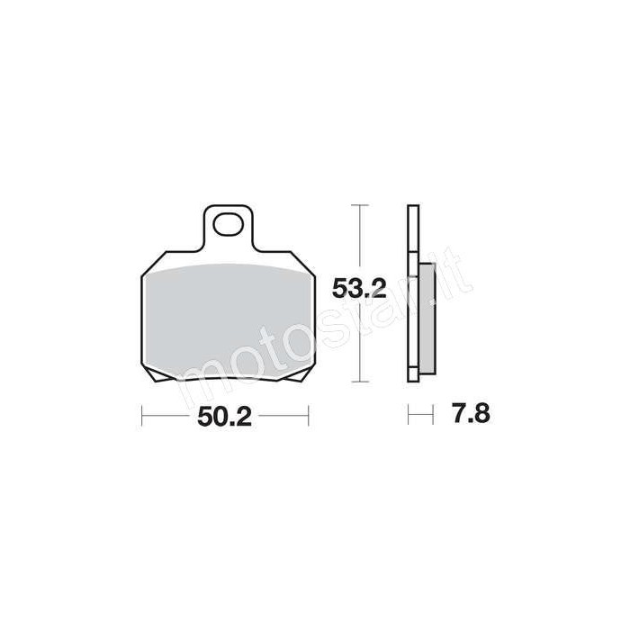 Derbi Senda DRD, GPR / Rieju MRT brake pads