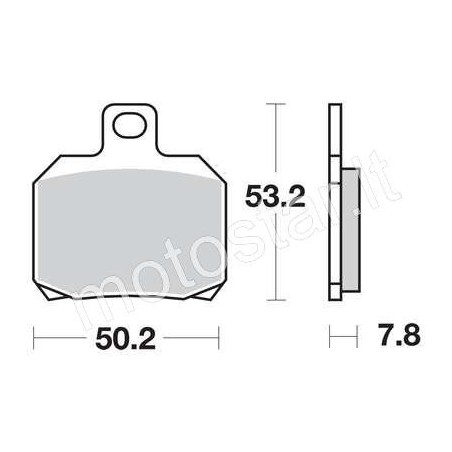 Derbi Senda DRD, GPR / Rieju MRT brake pads