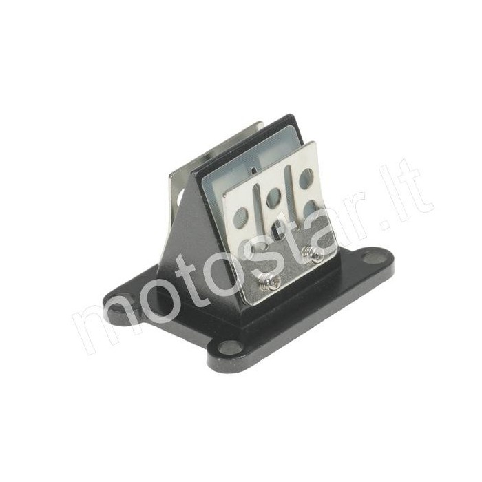 Tec Racing fiberglass Derbi leaf valves with housing
