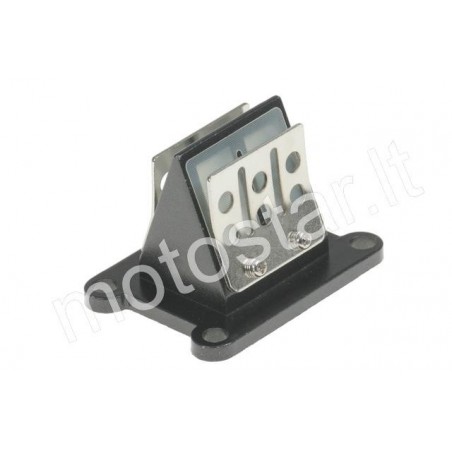 Tec Racing fiberglass Derbi leaf valves with housing