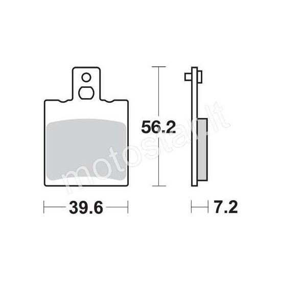 Yamaha, Aprilia, Piaggio, Gilera front brake pads