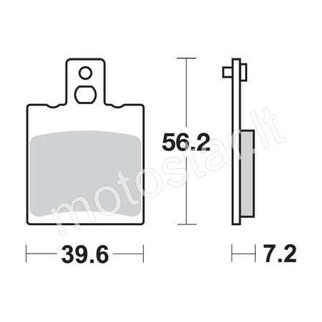 Yamaha, Aprilia, Piaggio, Gilera front brake pads