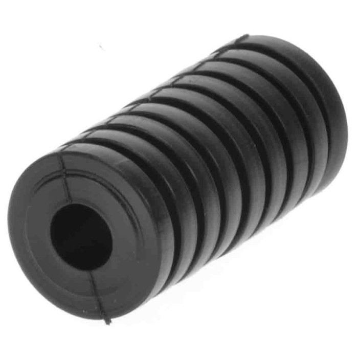ARIETE Stopping leg rubber Aprilia, Yamaha (length 40mm thickness 8mm)