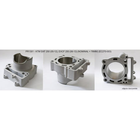 PROMX Cylinder KTM SXF 250 (05-12), EXCF 250 (06-13) (standard 76mm) (EC270-003)