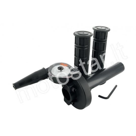 Motoforce short-stroke throttle grip (black)