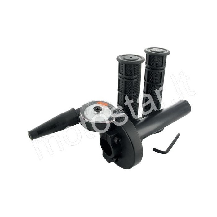 Motoforce short-stroke throttle grip (black)