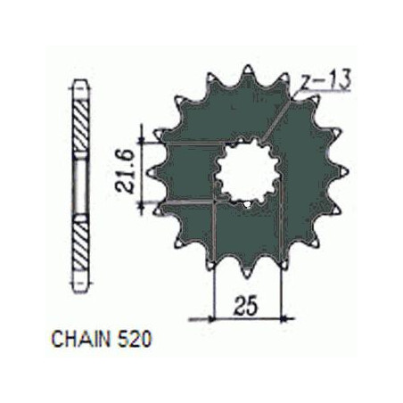 DRIVE SPROCKET SUNF325-15