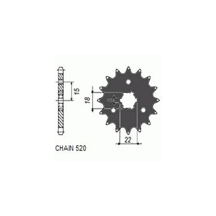 DRIVE SPROCKET SUNF332-12