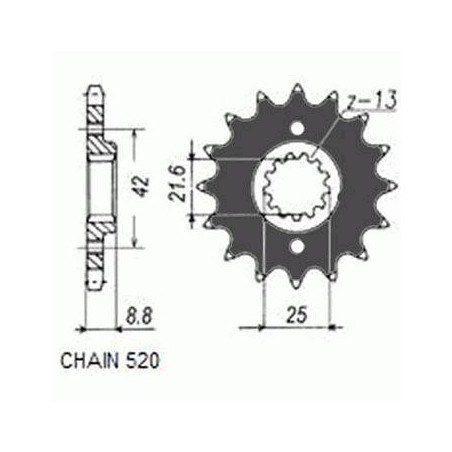 DRIVE SPROCKET SUNF333-15