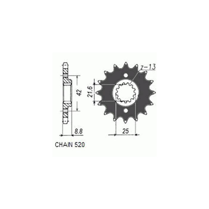 DRIVE SPROCKET SUNF333-16