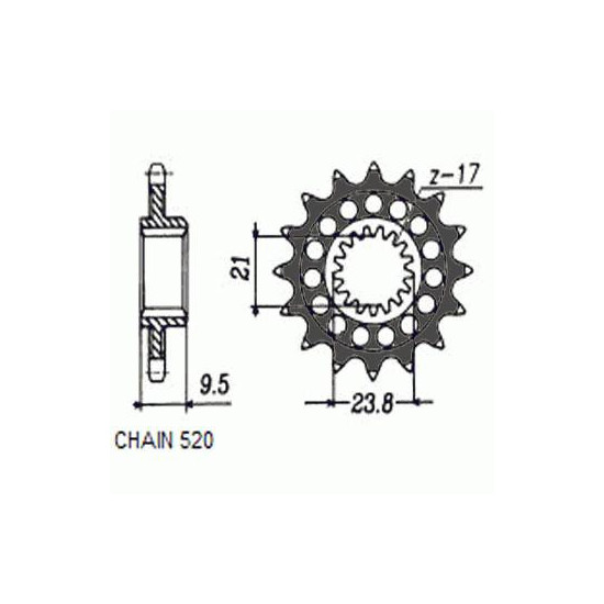 DRIVE SPROCKET SUNF347-14