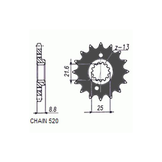 DRIVE SPROCKET SUNF356-14