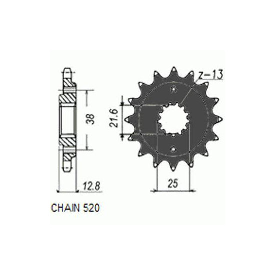 DRIVE SPROCKET SUNF359-15