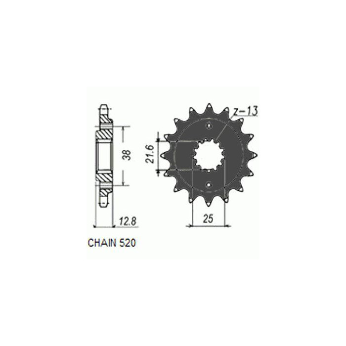 DRIVE SPROCKET SUNF359-15