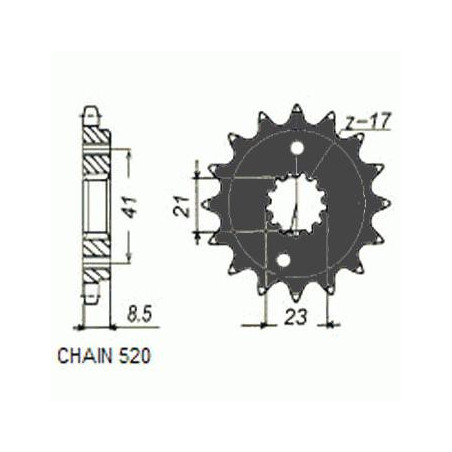 DRIVE SPROCKET SUNF362-15