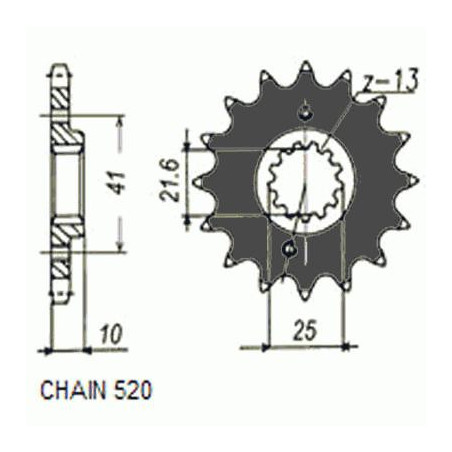 DRIVE SPROCKET SUNF387-15